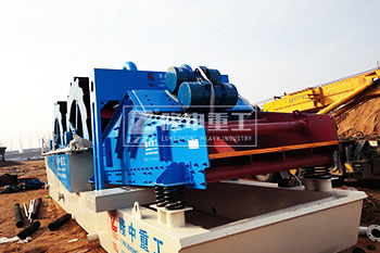 山東曲阜雙輪洗砂回收一